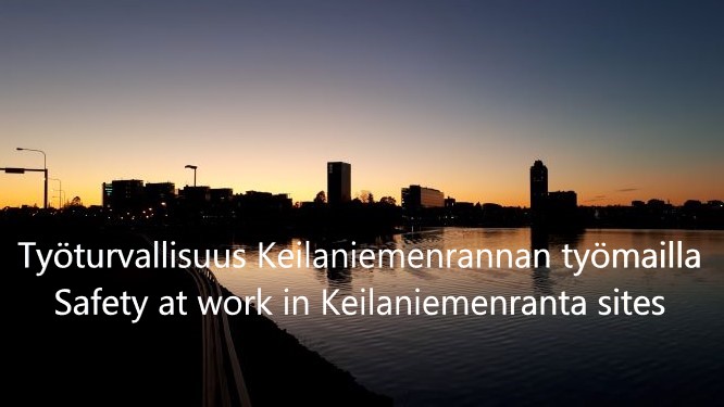 Keilaniemenrantaa iltayöllä toukokuussa 2020